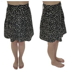 The Limited Black and White Abstract Belted Skirt Women’s Size XS